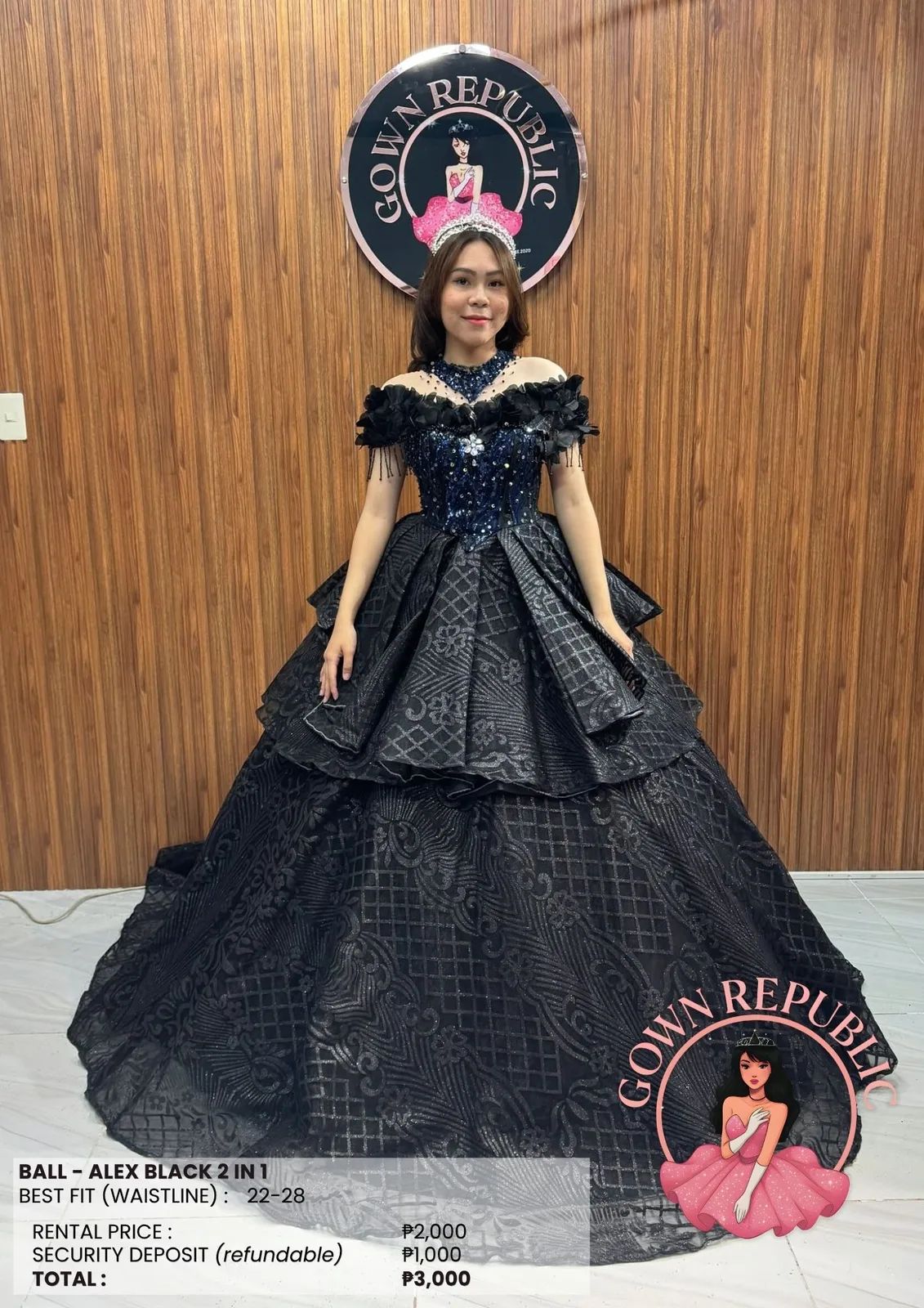 Ball Gowns: Black 105